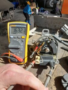 ignition coil test with a multimeter